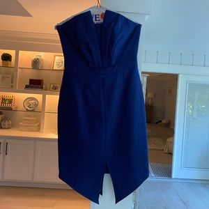 Adelyn Rae navy blue strapless cocktail dress, Size S.